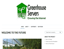 Tablet Screenshot of greenhouseservers.com